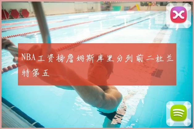 NBA工资榜詹姆斯库里分列前二杜兰特第五
